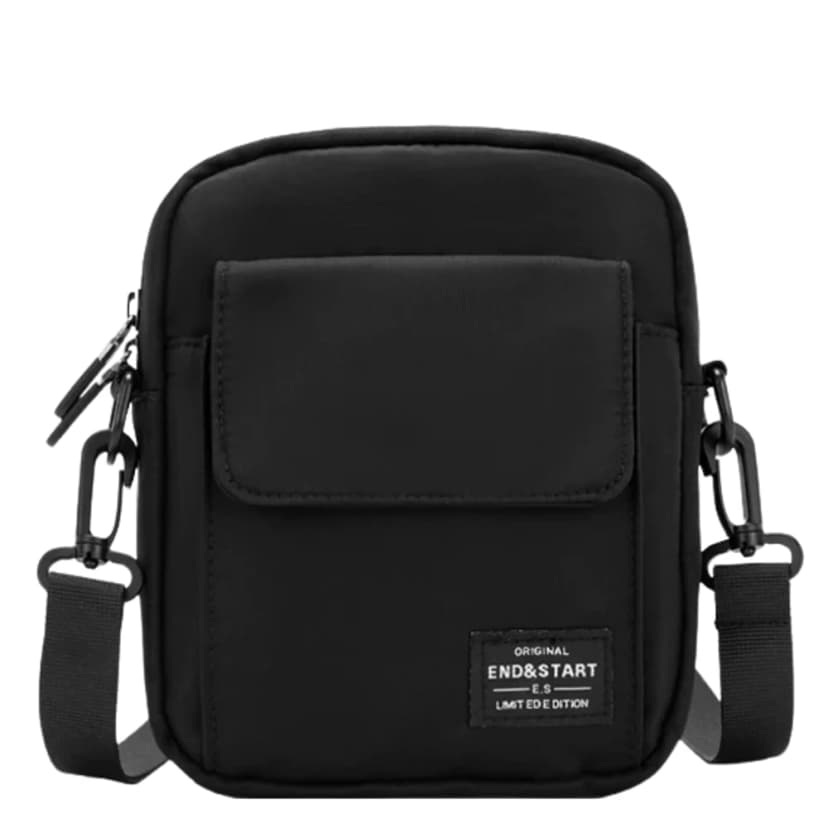 Túi đeo chéo nam vải Oxford có khe luồn dây sạc, tai nghe form túi messenger basic trẻ trung ARTW ART053