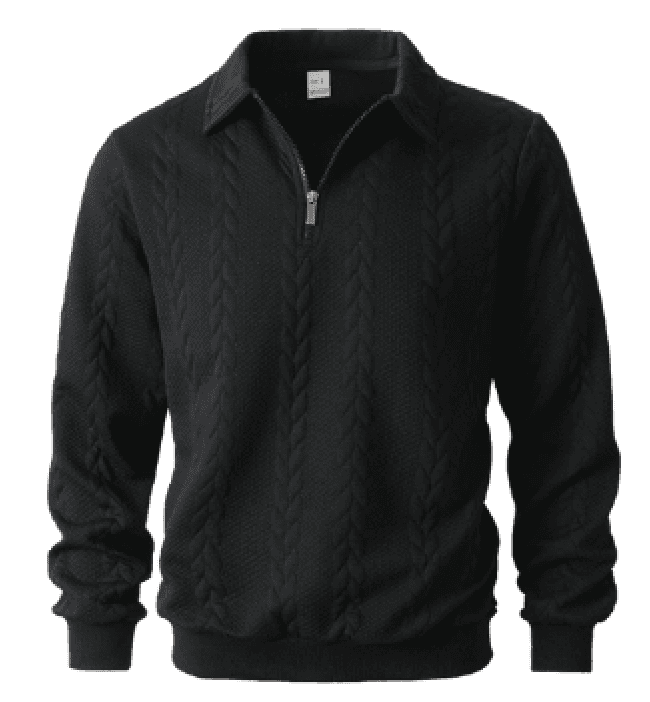 SPVPZ Nam Quarter-zip Áo Dài Tay Áo Có Cổ Áo Nam Quarter-zip Áo Chui Đầu Dài Tay Màu Trơn