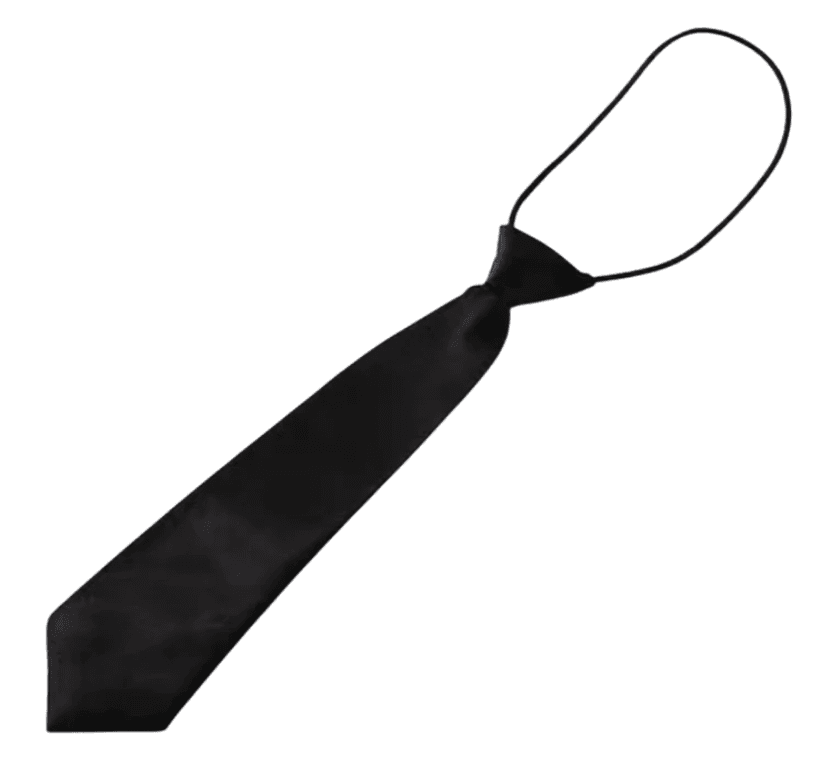 Cà vạt nam nữ bản nhỏ 5*35cm - Cavat thắt sẵn - Cà vạt kỷ yếu học sinh sinh viên bằng vải lụa