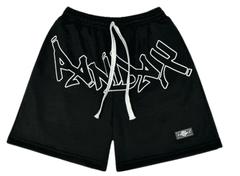Quần short nỉ nam big size local brand Pandax signature ngắn lưng thun ống rộng