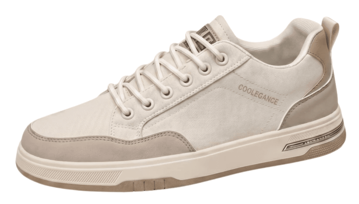 Sneaker Cổ Thấp trắng nâu Hàn Quốc